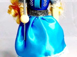 Clara in blue dress nutcracker