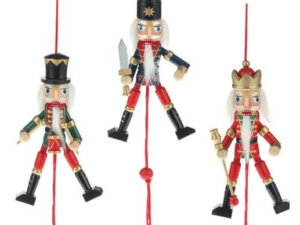 5" Nutcracker Pull Puppet Ornaments