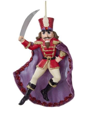 Nutcracker Prince Ornament 6.5"