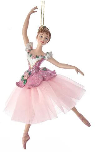Nutcracker Suite Waltz Of Flowers Ballerina Ornament 6.5"