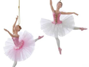 6.75" Resin Pink Ballerina