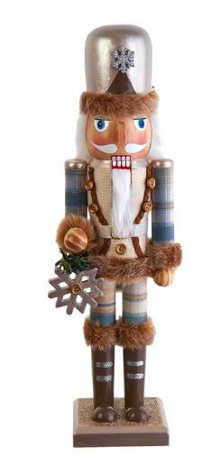 15" Rustic Glam Nutcracker