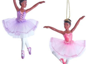 5.5" African American Ballerina Ornaments