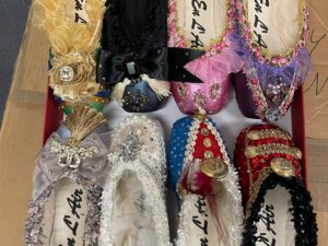 Decorated Ballet Pointe Shoes