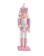 12" Pink King Soldier Nutcracker