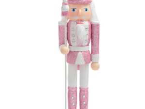 12" Pink King Soldier Nutcracker