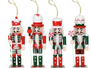 5" Nutcracker set of 5 ornamnets