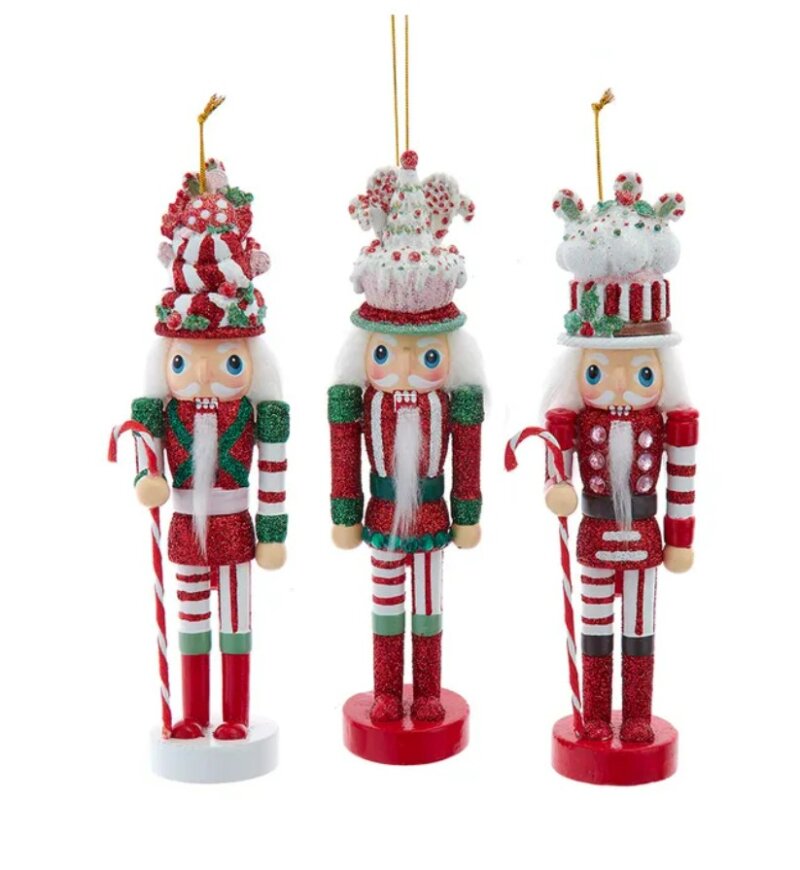 6" Nutcracker Cake Hat Solider Ornatment