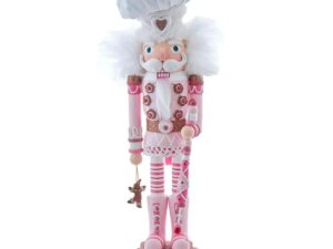 16" Pink Gingerbread Baker Nutcracker