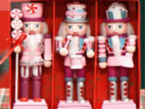 5" Cake Candy Nutcracker Small ornamnets