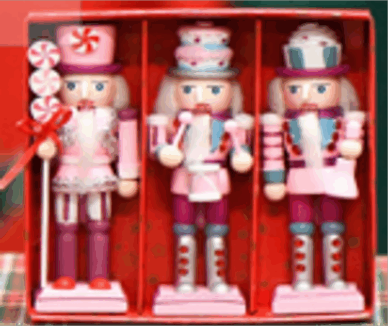 5" Cake Candy Nutcracker Small ornamnets