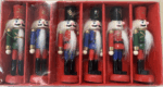 4" Nutcracker Ornament Set 6pc