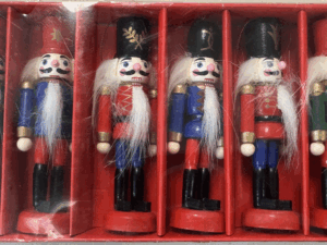 4" Nutcracker Ornament Set 6pc