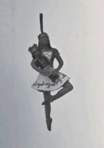 4" Black Clara Ornament