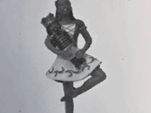 4" Black Clara Ornament